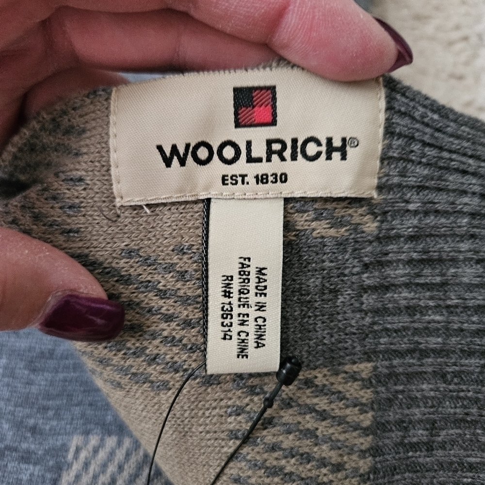 Nwts Woolrich buffalo knit scarf - Picture 4 of 6